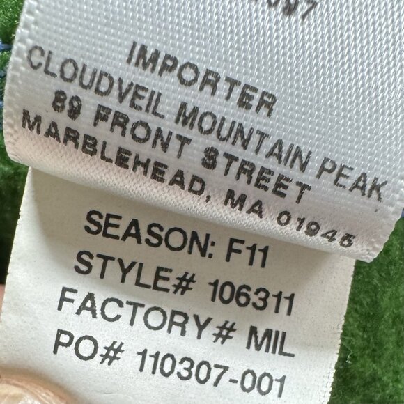 Cloudveil Pullover Mens Large Green Half Zipper Polartec Stretch Outdoor Hiking - Picture 10 of 16